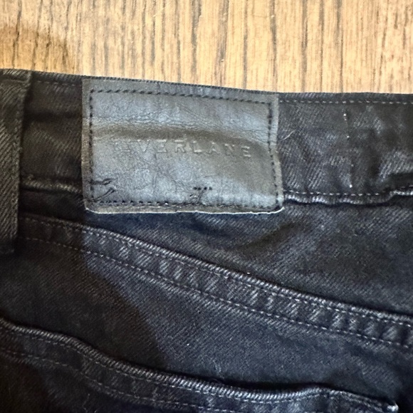 Everlane The Curvy Cheeky Jean-Washed Black-Size 24 - Picture 8 of 10